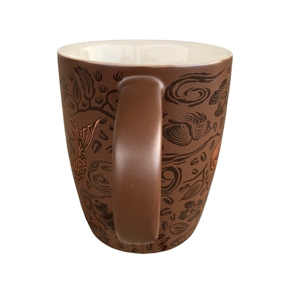 Starbucks Coffee 2011 Brown Copper Split Tail Siren Mermaid Anniversary Mug 12oz - Picture 3 of 10